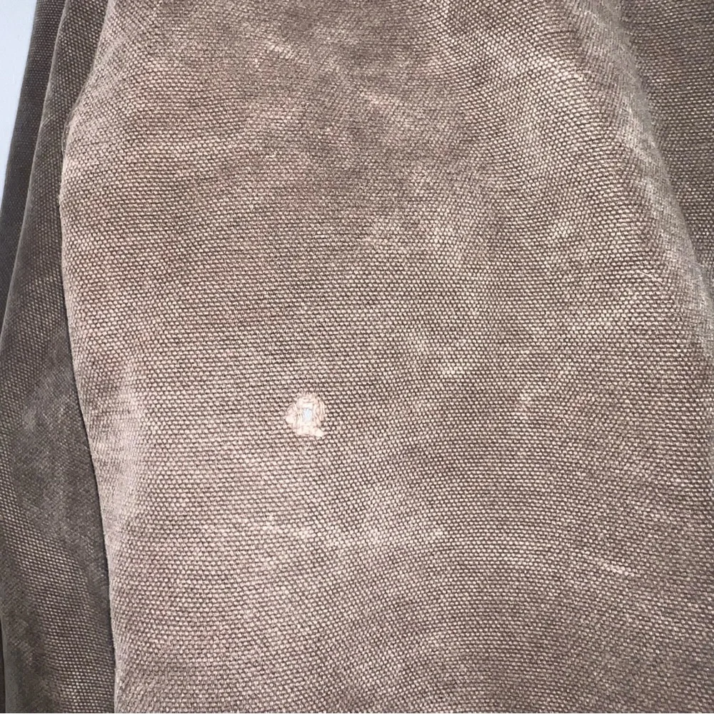 VTG Carhartt Youth YYJ130 DKB Canvas Full Zip Jacket Hooded Chore Work Coat XL - Picture 8 of 8